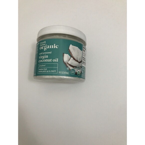 Good & Gather Organic Cold Pressed Virgin Coconut Oil 14 FL OZ (414 mL) - Picture 1 of 8